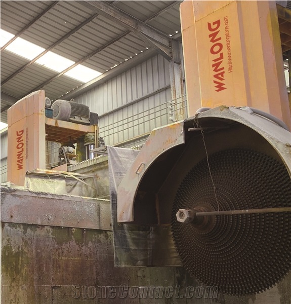 QSQ-1700A-26P Wanlong Bridge Multi-Blade Stone Block Cutting Machine