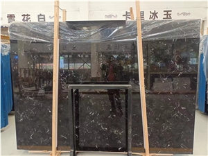 Ice Black Marble Slab