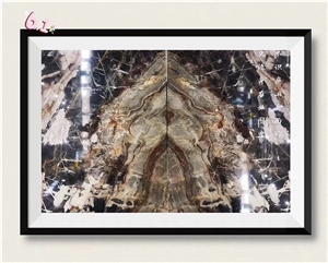 Black Rose Atbara Marble Slab For Wall Tiles