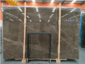 Brown Gold Marble Slab For Floor Tiles