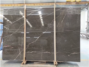 Brown Gold Marble Slab For Floor Tiles