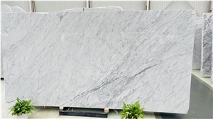 Italy Carrara White Marble Slab For Home Decor