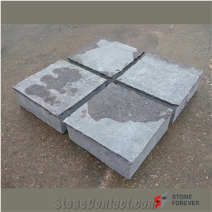 Flamed Grey Limestone Flooring Cubes