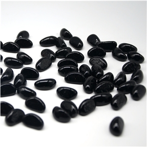 20*25Mm Firepit Cobalt Blue Cashew Glass Pebble