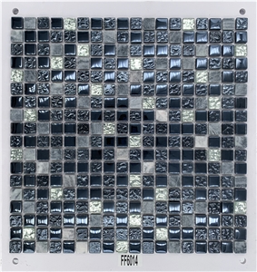 Bathroom And Kitchen Decoration Glass Mosaic Glossy Wall