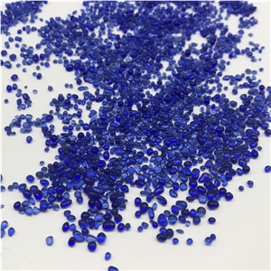 Concrete Finish Sky Blue Glass Beads For Swimming Pool