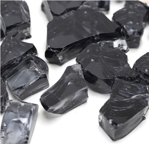 Crushed Fire Glass Chips Fireplace Pit Glass