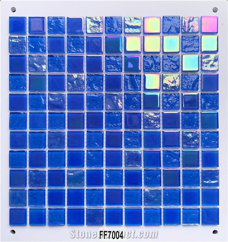 Crystal Glass Mosaic Tile For Swimming Pool Decoration