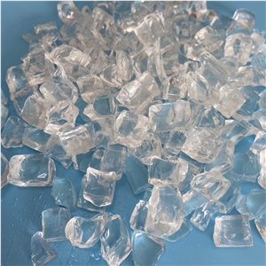 Decorative 1/4" Reflective Tempered Fire Glass
