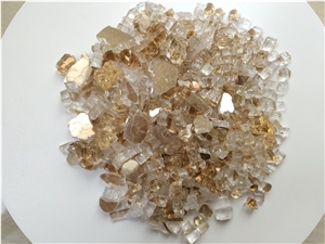 Decorative 1/4" Reflective Tempered Fire Glass