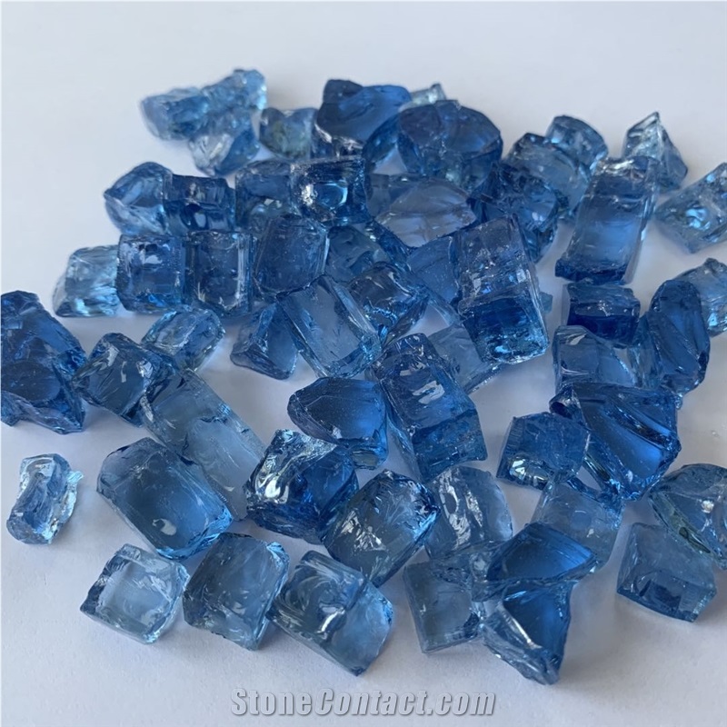 Decorative Tempered Fire Glass