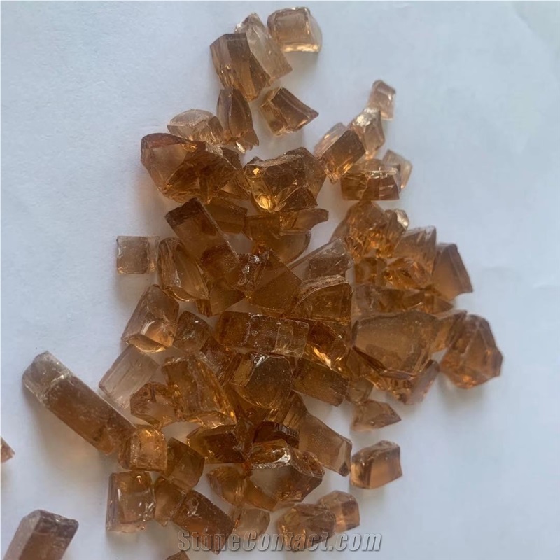 Decorative Tempered Fire Glass