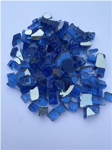 Golden Reflective Tempered Fire Glass