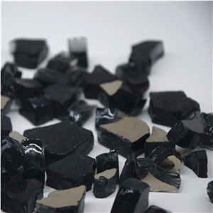 Golden Reflective Tempered Fire Glass