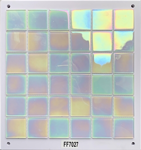 Iridescent Glass Mosaic Tile
