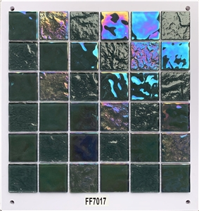 Iridescent Glass Mosaic Tile