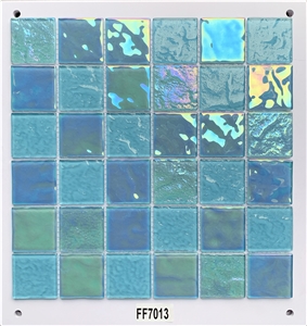 Iridescent Glass Mosaic Tile