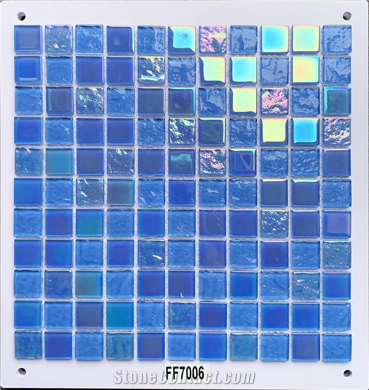 Iridescent Glass Mosaic Tile