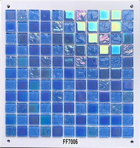 Iridescent Glass Mosaic Tile