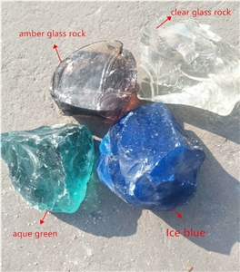 Slag Glass Rocks For Gabion Fence Walls