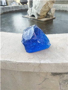 Slag Glass Rocks For Gabion Fence Walls