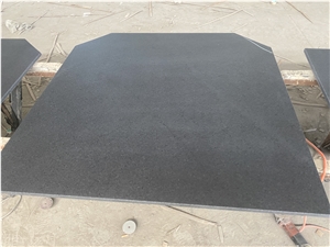 1000X1000mm Squareblack Granite Fireplace Hearth