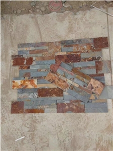 18X35cm Rusty Slate Stone Cladding