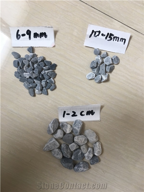 3~5Mm Natural Washed  Grey Pebble Stone