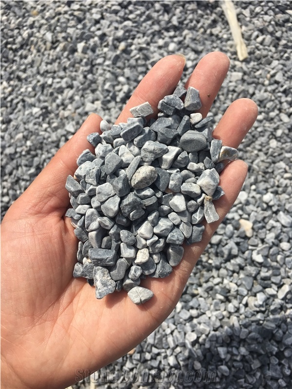 3~5Mm Natural Washed  Grey Pebble Stone
