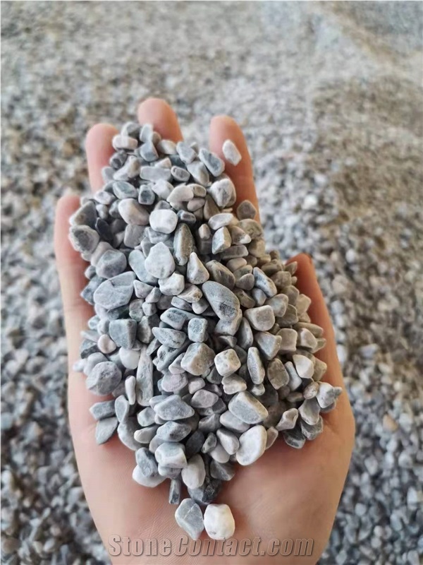 3~5Mm Natural Washed  Grey Pebble Stone