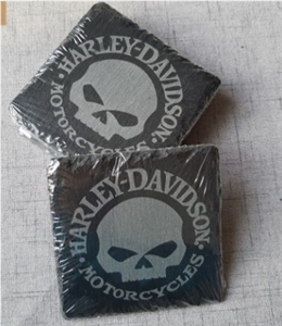 4X4 Engravable Square Slate Coasters