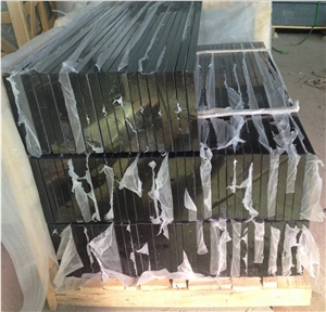 Absolute Black Granite Steps, Black Granite Risers