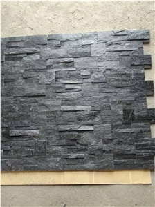 Black Quartzite Interior Wall Stone Cladding Ledge Panel
