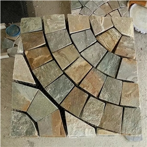 China Rust Slate Mosaic Tiles