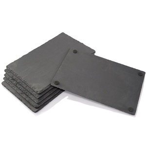 Dark Grey Heart Shape Slate Plate