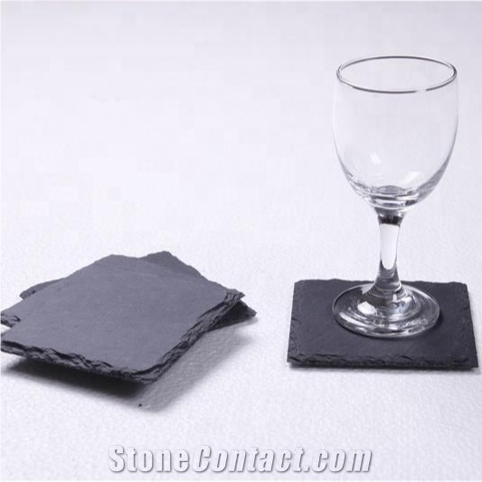 Dark Grey Heart Shape Slate Plate