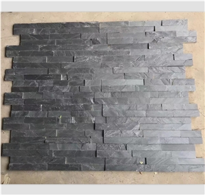 Dark Grey Interior And Exterior Wall Cladding Stone