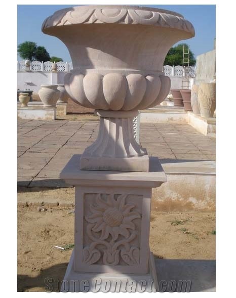 Europe Style Garden Decoration Carved Flower Pot