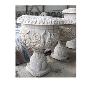 Europe Style Garden Decoration Carved Flower Pot