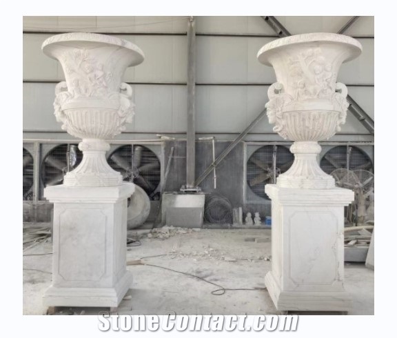 Europe Style Garden Decoration Carved Flower Pot
