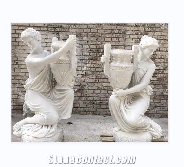 Europe Style Garden Decoration Carved Flower Pot