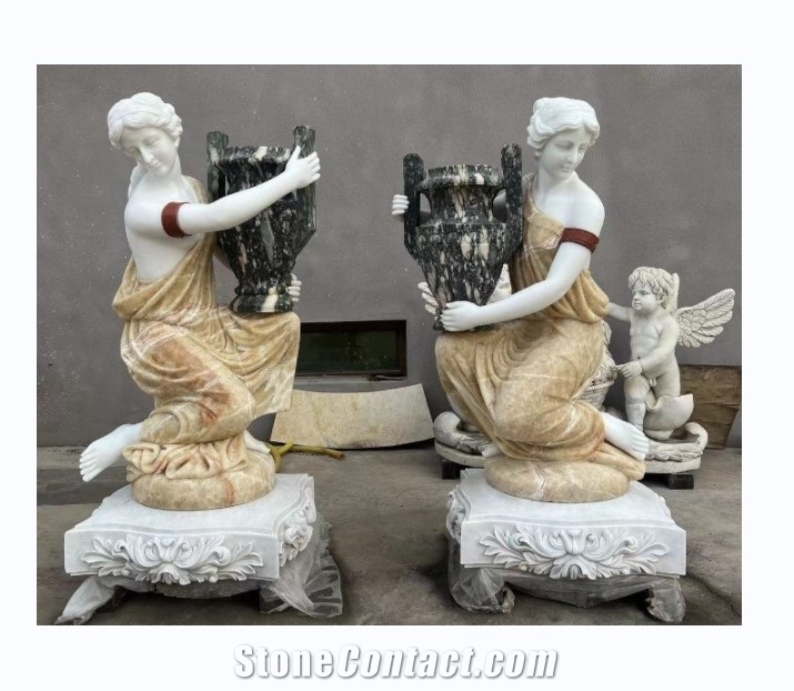 Europe Style Garden Decoration Carved Flower Pot