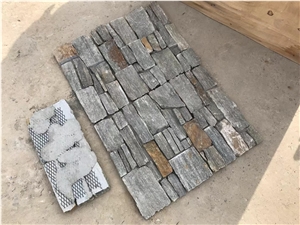 Exterior Natural Cement Stacked Slate Culture Stone
