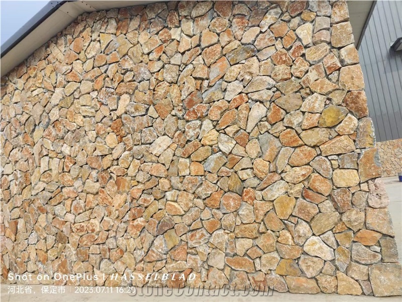 Exterior Random Irregular Flagstone Wall Cladding