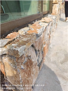 Exterior Random Irregular Flagstone Wall Cladding