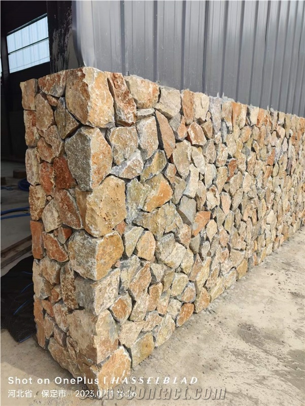 Exterior Random Irregular Flagstone Wall Cladding