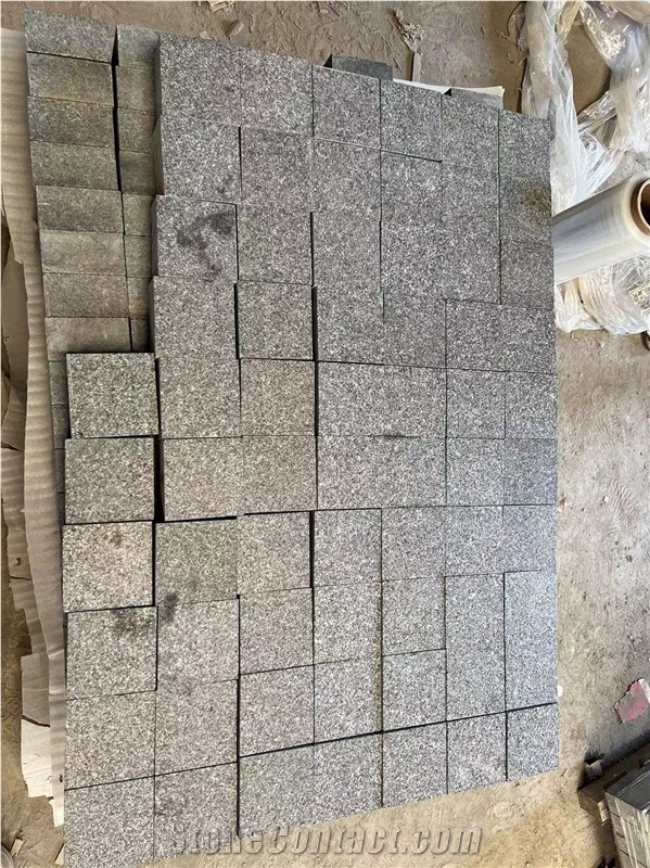 Flamed Shanxi Black Granite Kerbstone