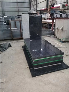 French Style Monument Set With Grey, Red, Brown Granites