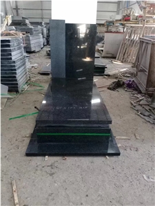 French Style Monument Set With Grey, Red, Brown Granites