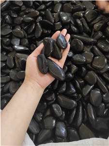 Garden Decoration Natural Black River Pebbles